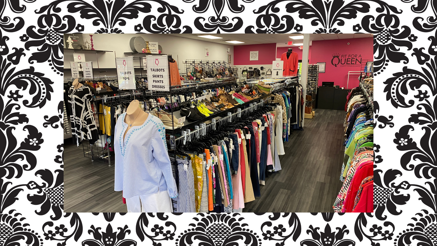 Fit For A Queen is a fashion consignment boutique in Richmond, VA dedicated exclusively to curvy women (sizes 14+)!